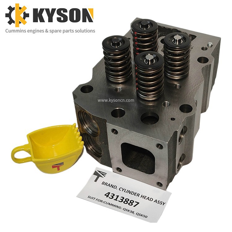 Construction Machinery Engine Part Cylinder Head Assy 4313887 3646322 3640319 6385906-BY For Cummins K19 QSK19 QSK factory
