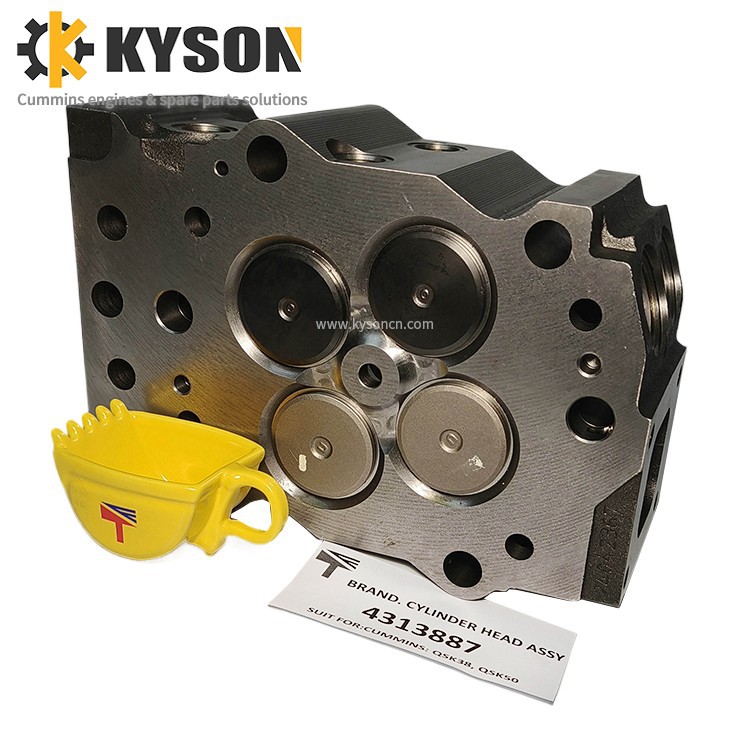 Construction Machinery Engine Part Cylinder Head Assy 4313887 3646322 3640319 6385906-BY For Cummins K19 QSK19 QSK best